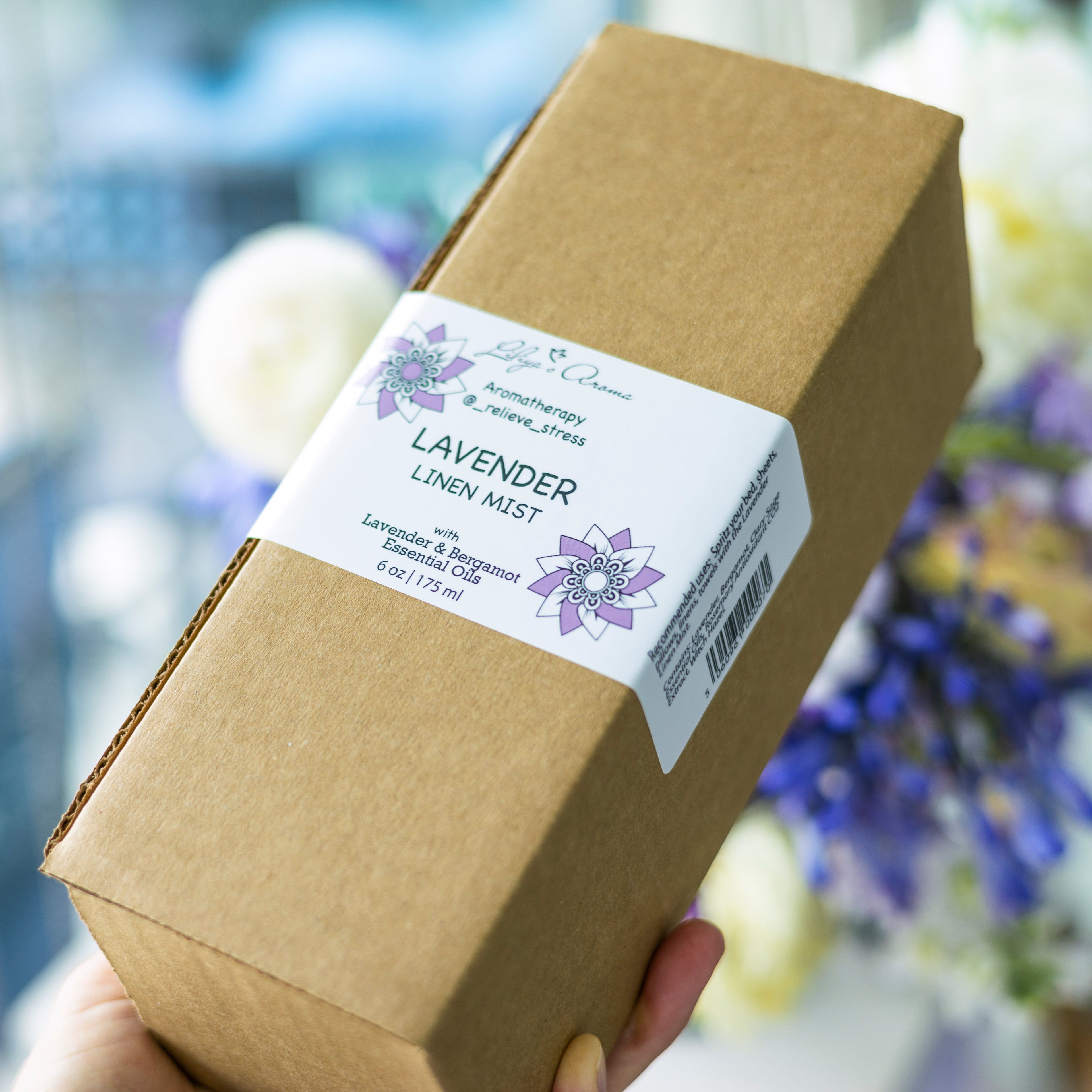 Lavender Linen Mist – Aromatherapy Pillow & Room Spray | Lavender Essential Oil for Better Sleep | 6 oz