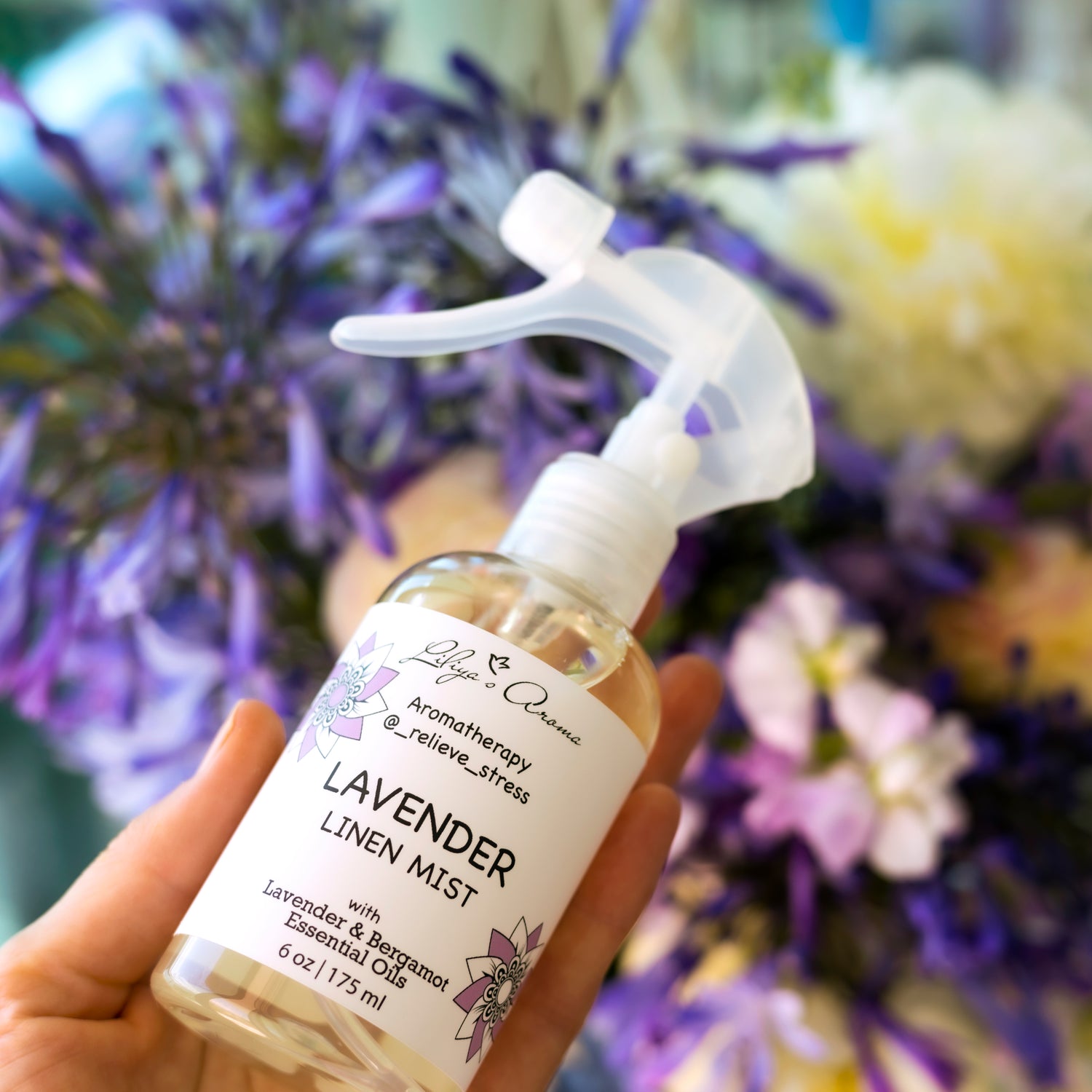 Lavender Linen Mist – Aromatherapy Pillow & Room Spray | Lavender Essential Oil for Better Sleep | 6 oz