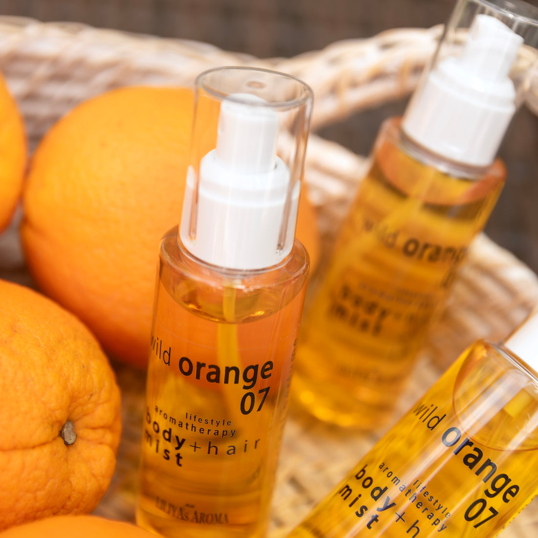 Wild Orange 07 Body Fragrance, Brazilian Orange, Neroli Essential Oils &amp; Vanilla, Tropical Gourmand Scent 4 Fl Oz