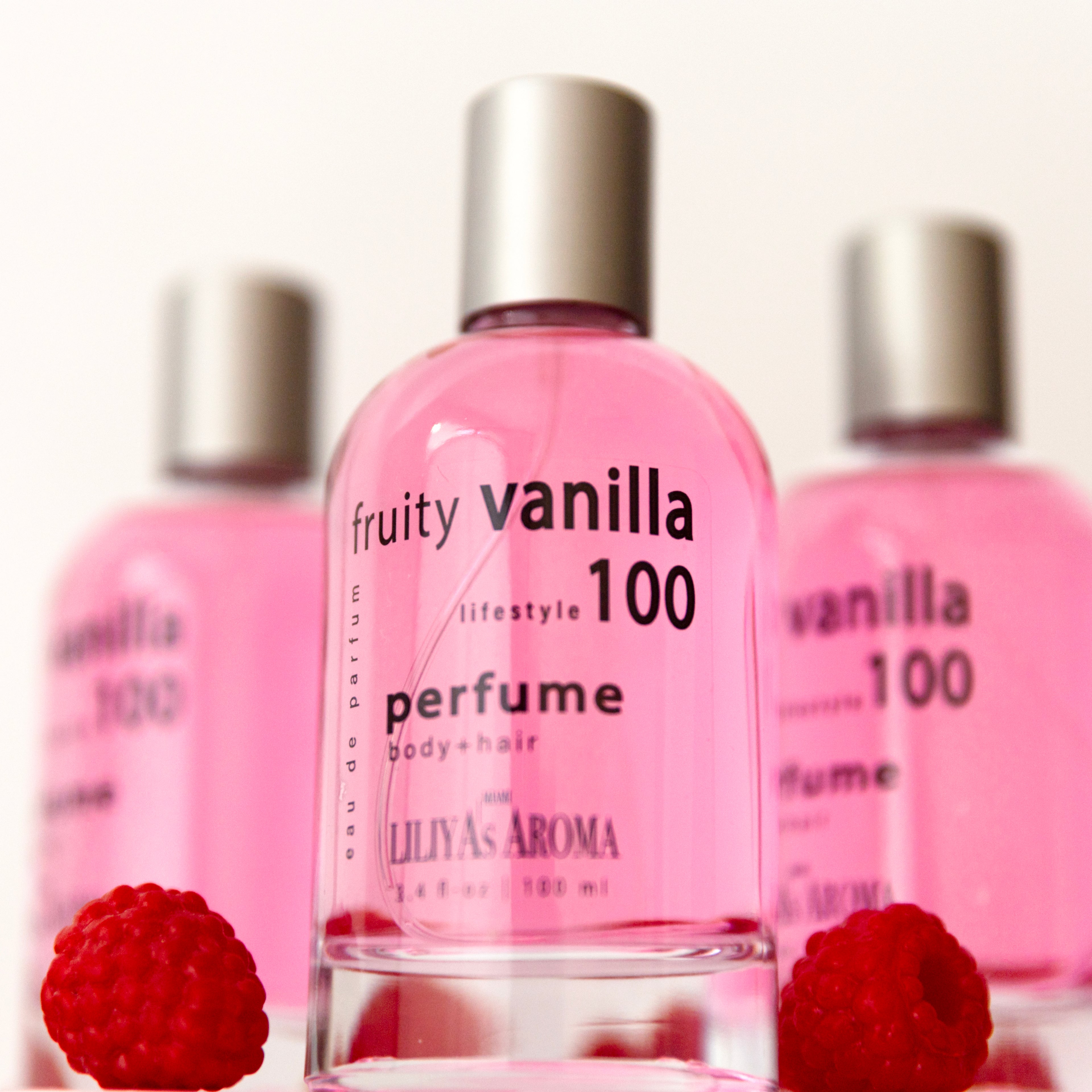 Fruity Vanilla 100, Eau de Parfum, Berries, Ylang-Ylang &amp; Vanilla 3.4 Fl Oz