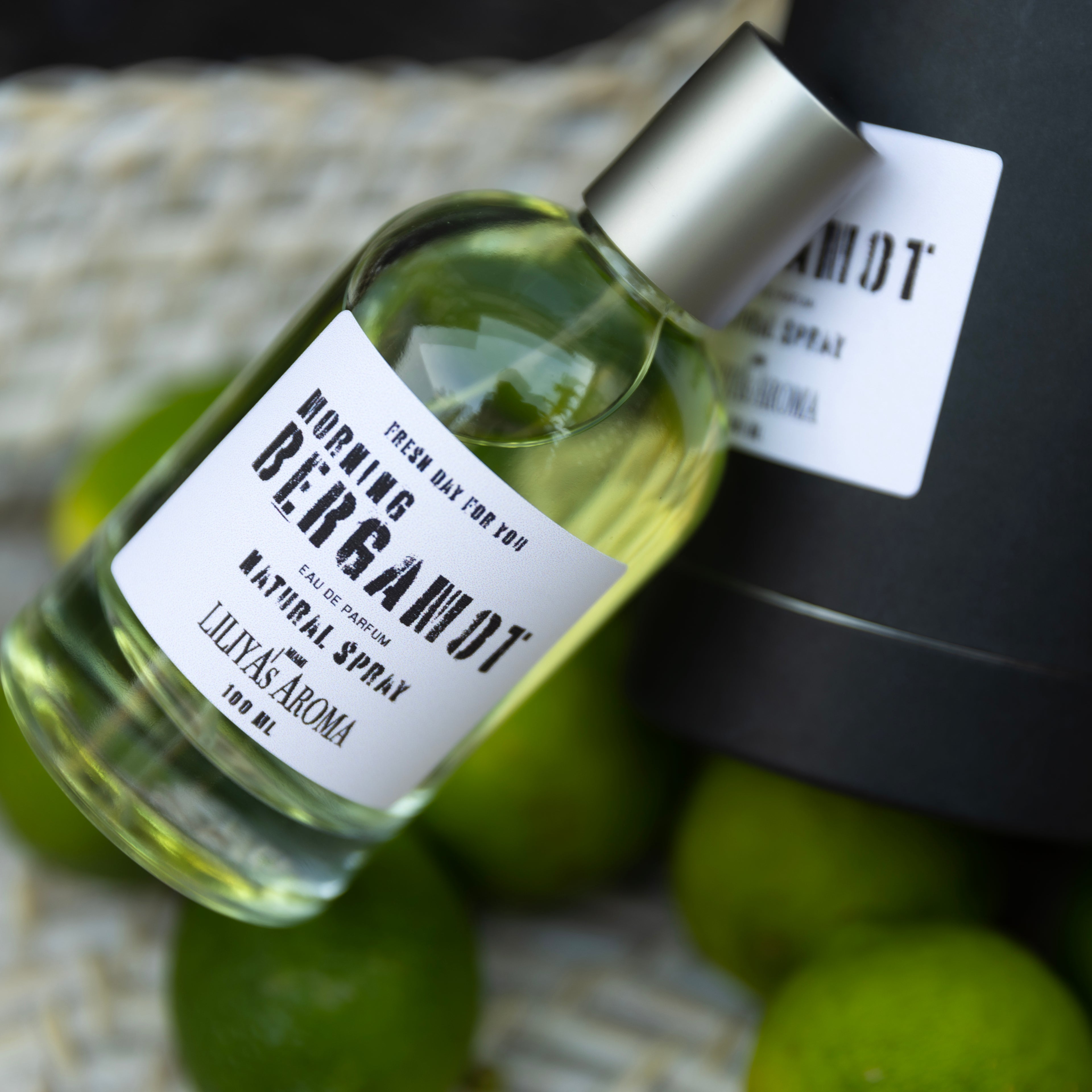 Liliyas Aroma Morning Bergamot Eau de Parfum for Men, Natural Spray 3.4 fl oz | 100ml