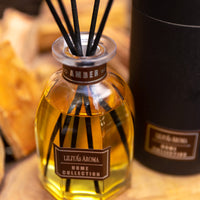 Liliya’s Aroma Reed Diffuser Amber - Vanilla, Home Collection  5 oz |150 ml