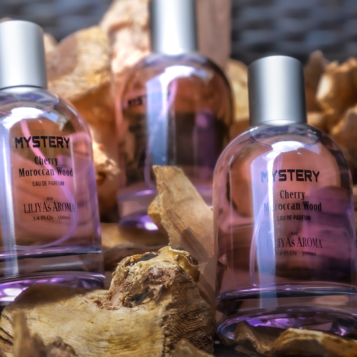 Cherry - Moroccan Wood Eau De Parfum “Mystery“ Captivating and Mysteri –  Liliya's Aroma