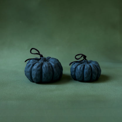 Pumpkin Candle Cinnamon Spice &amp; Cream Vanilla-Coconut Soy Wax - Home Collection - Set of 2