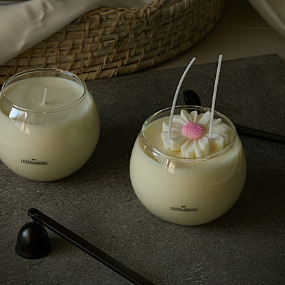 Candy Cloud Kissed Soy Candle for Women - Orange Blossom, Jasmine, Cream Vanilla