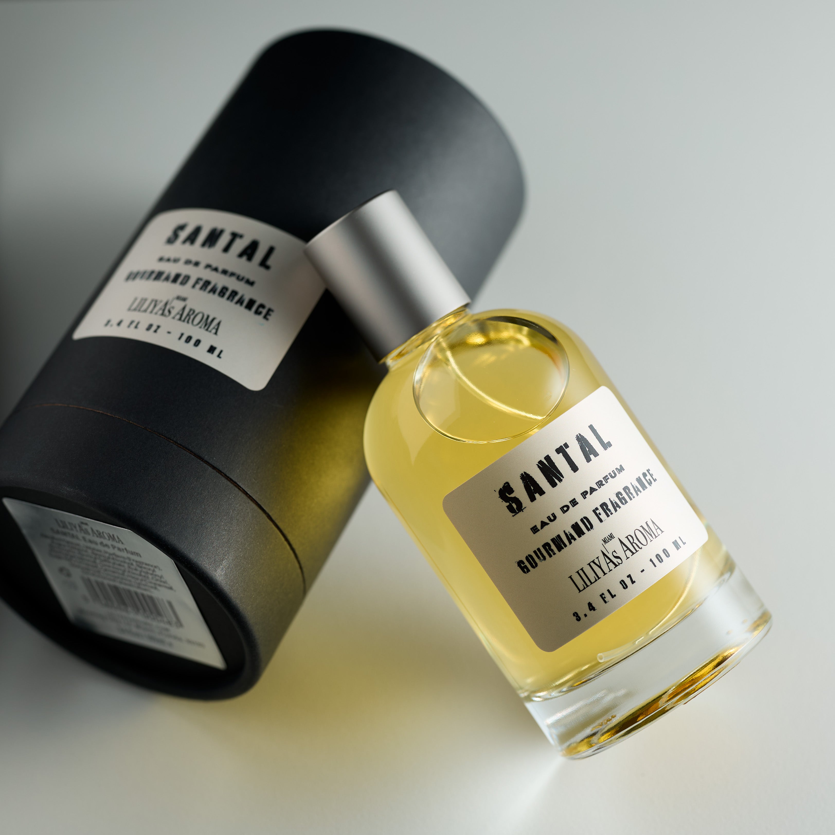 SANTAL Eau de Parfum, Gourmand Fragrance, VEGAN - Paraben Free, 3.4 Fl Oz