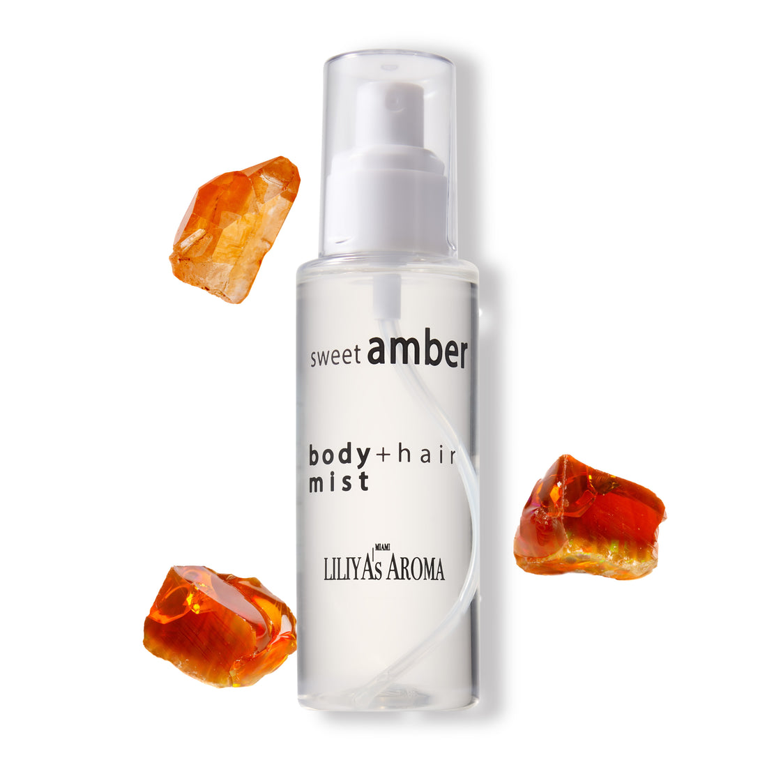 Sweet Amber Body Spray for Women and Men, Gourmand Fragrance 4 Fl Oz