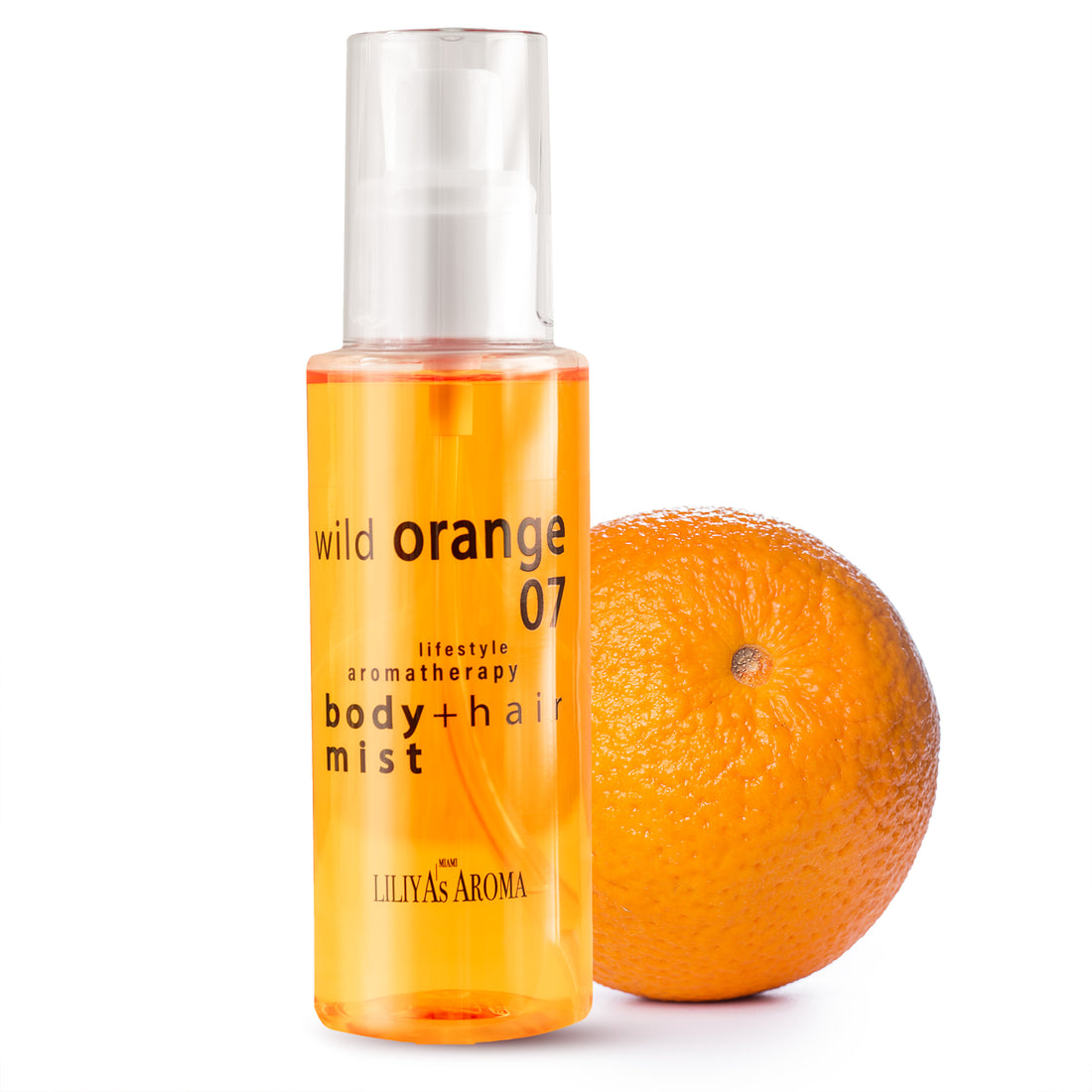Wild Orange 07 Body Fragrance, Brazilian Orange, Neroli Essential Oils &amp; Vanilla, Tropical Gourmand Scent 4 Fl Oz