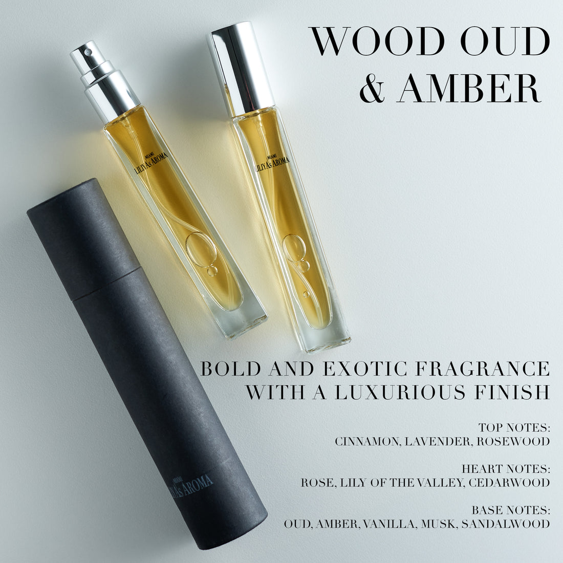 Wood Oud &amp; Amber Eau de Parfum | Voyage Vibes 0.34 Fl Oz
