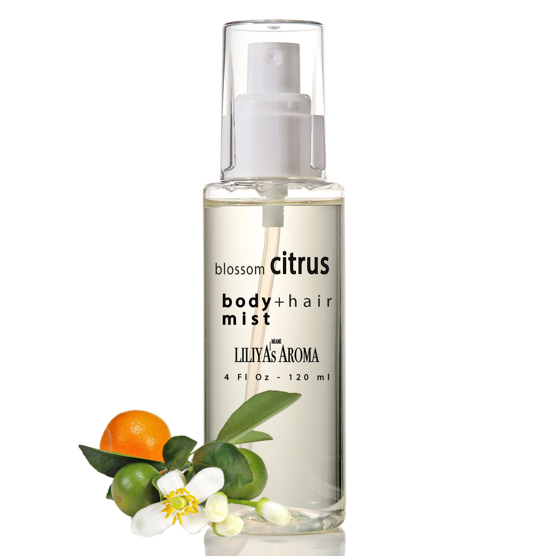 Liliya’s Aroma Blossom Citrus Body Spray for Women and Men, Gourmand Fragrance with Neroli Essential Oil 4 Fl Oz