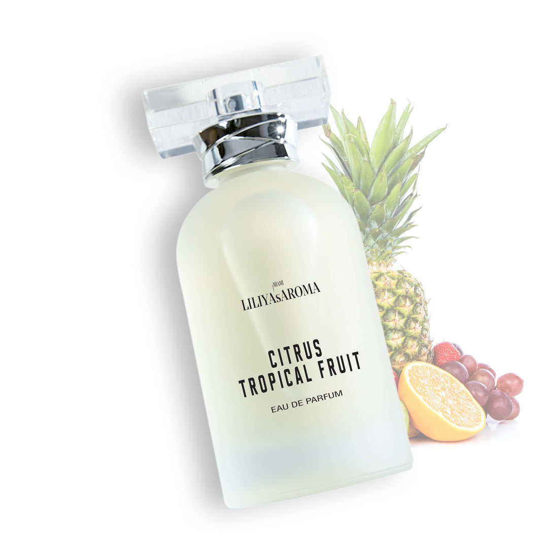 Citrus - Tropical Fruit Eau De Parfum | Fresh Citrus Scent with Banana &amp; Pineapple Undertones | Vegan, Long Lasting, Unisex Perfume | 3.4 Fl Oz