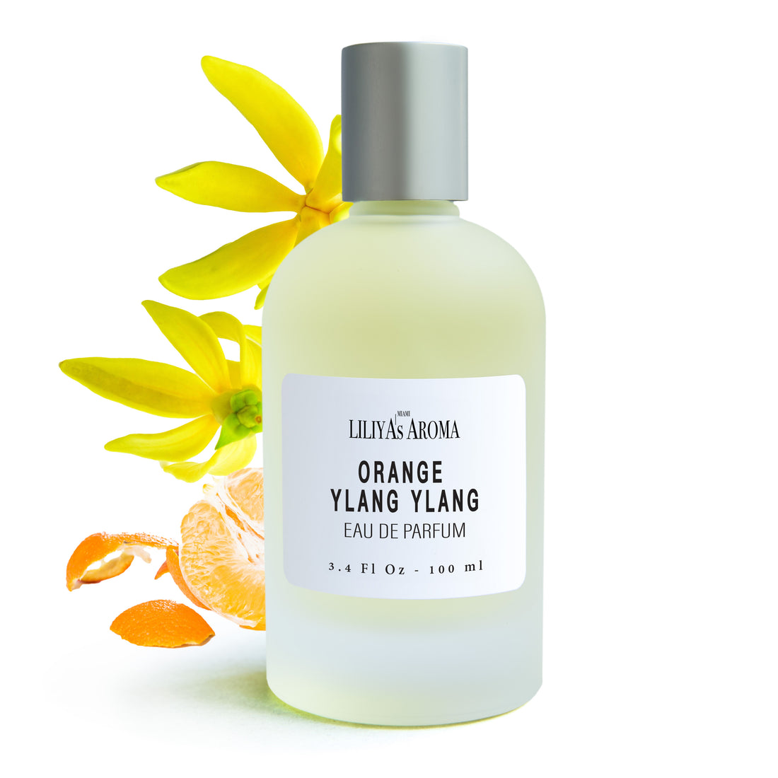 Orange - Ylang Ylang Eau De Parfum for Women and Men - Long Lasting Fragrance 3.4  Fl Oz