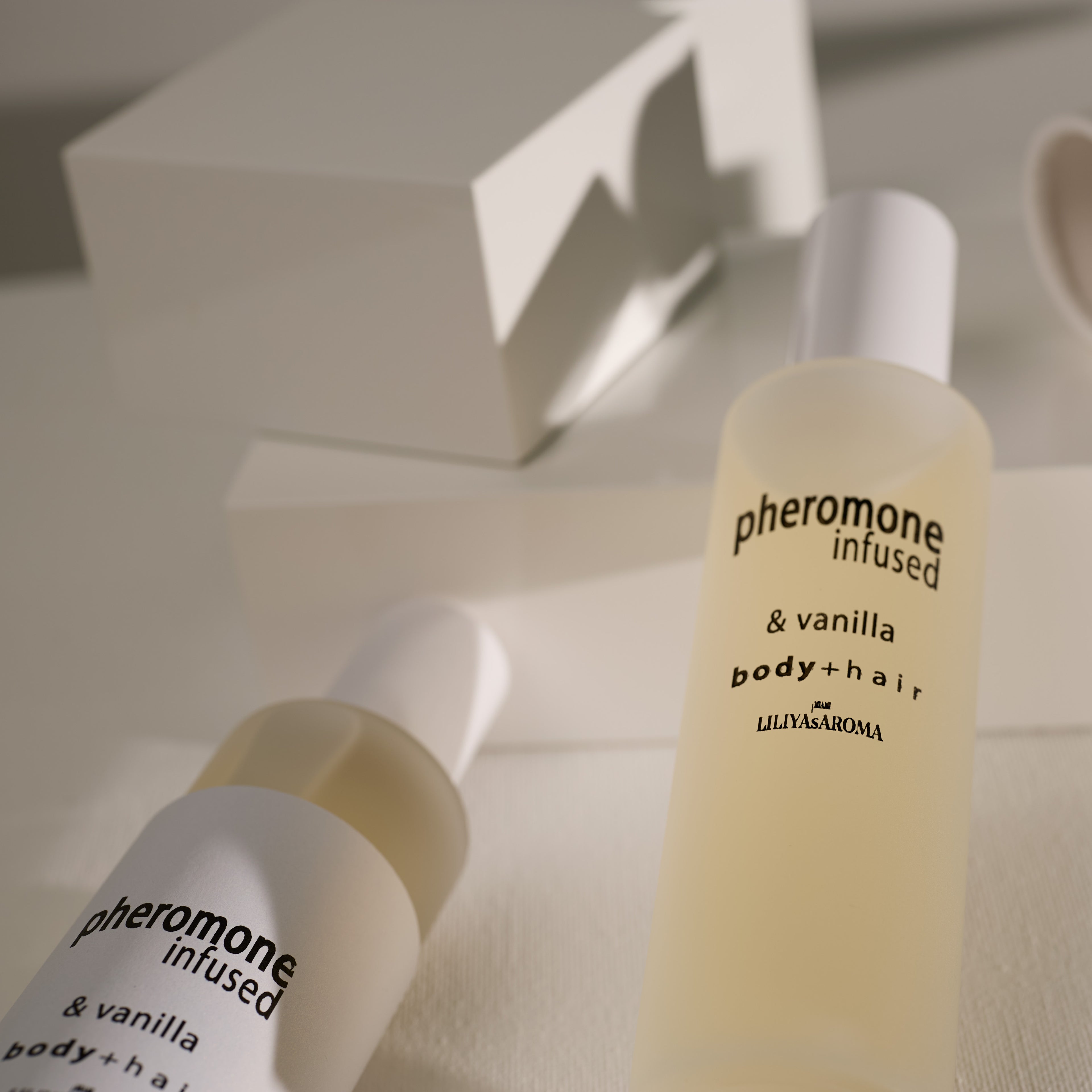 Pheromone Infused - Vanilla body Spray &amp; Hair Fragrance Mist Special &amp; Unique | Hydrating Skincare Ingredients with Glycerin Vegan &amp; Cruelty-Free - 3.4 fl oz