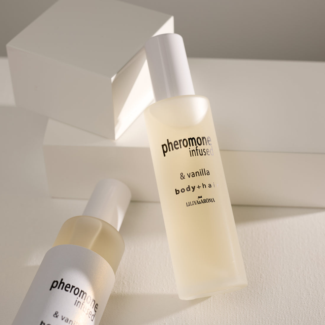 Pheromone Infused - Vanilla body Spray &amp; Hair Fragrance Mist Special &amp; Unique | Hydrating Skincare Ingredients with Glycerin Vegan &amp; Cruelty-Free - 3.4 fl oz