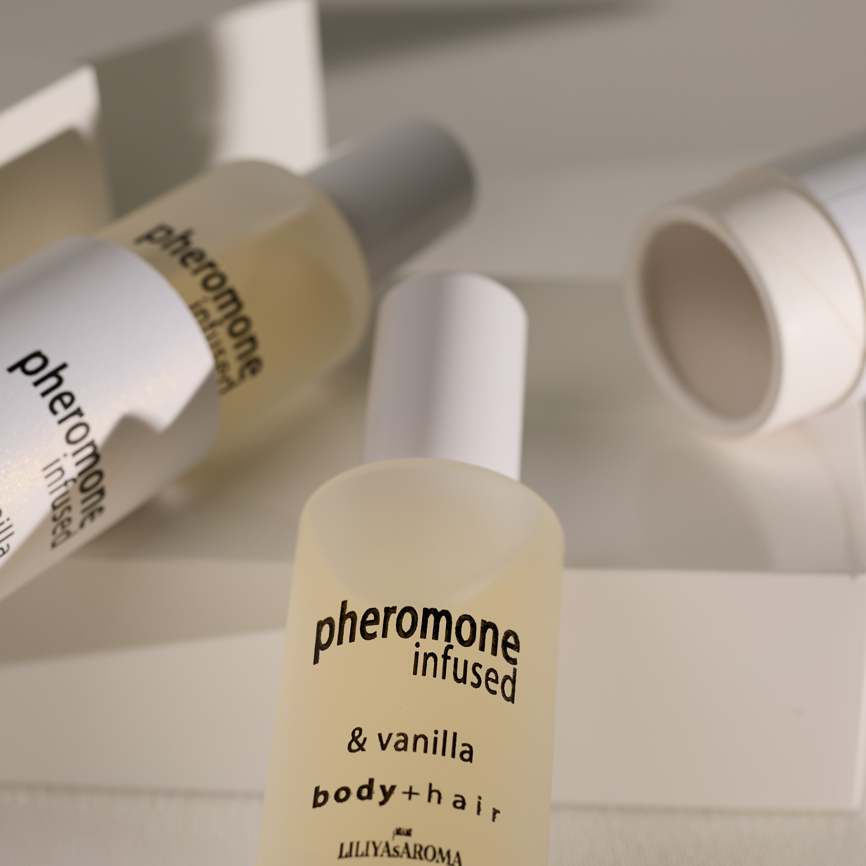 Pheromone Infused - Vanilla body Spray &amp; Hair Fragrance Mist Special &amp; Unique | Hydrating Skincare Ingredients with Glycerin Vegan &amp; Cruelty-Free - 3.4 fl oz