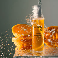 Wild Orange 07 & Amber Body Mist by Liliya’s Aroma with fresh orange, bergamot, neroli and warm amber vanilla notes
