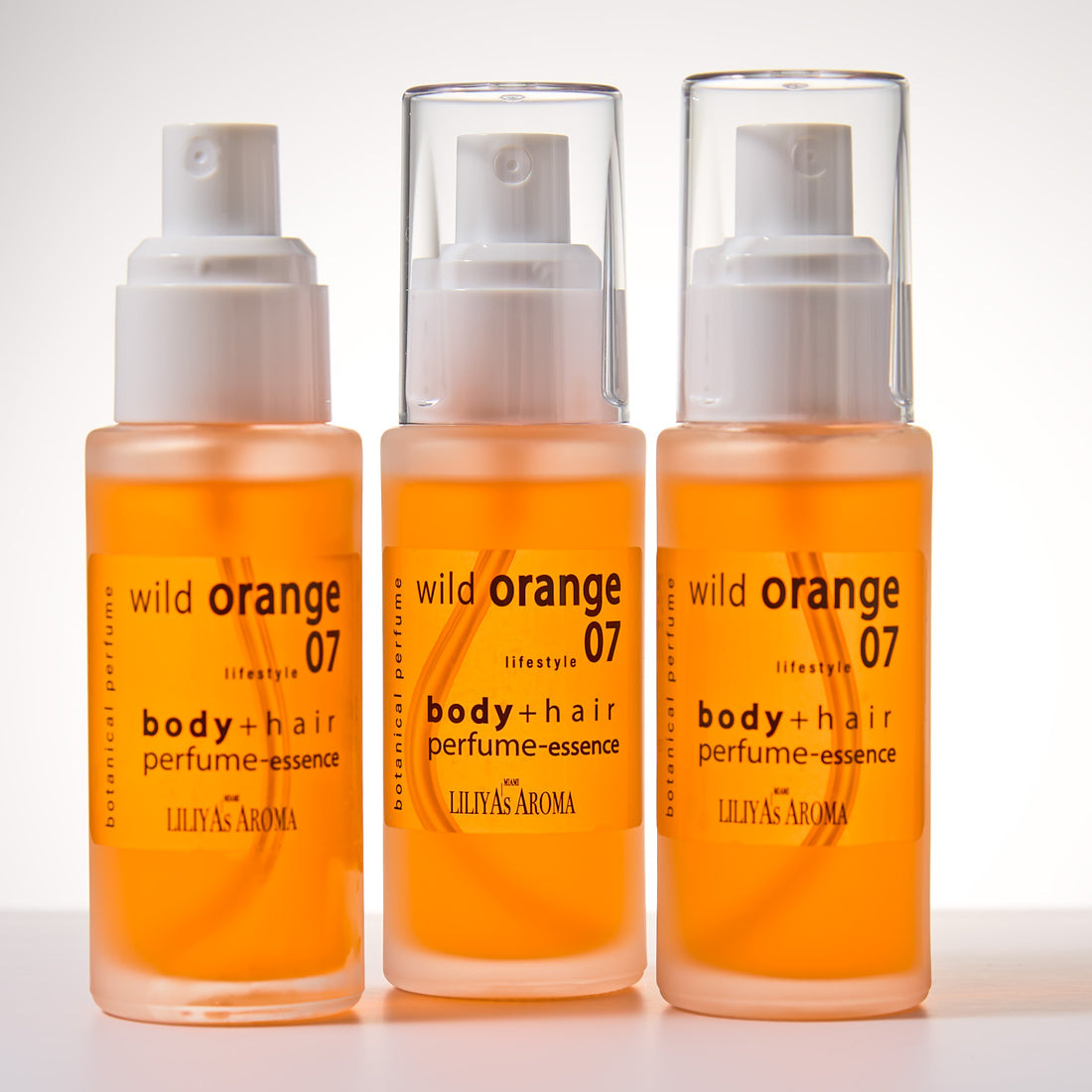 Wild Orange 7 Essence Perfume, Brazilian Orange, Neroli Essential Oils &amp; Vanilla, Gourmand Scent 1.8 Fl Oz