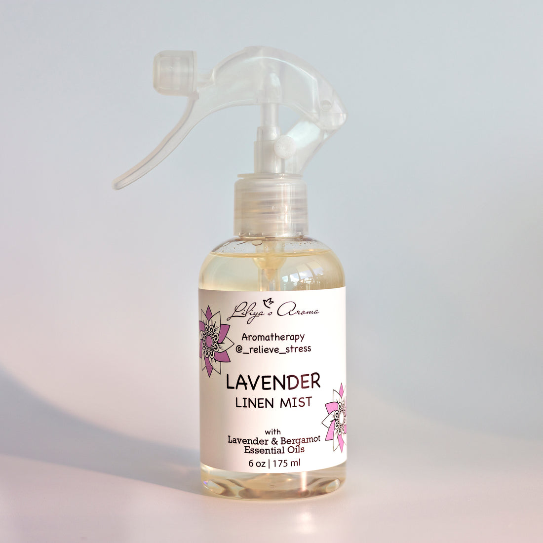 Lavender Linen Mist, Aromatherapy Relieve Stress 6 oz