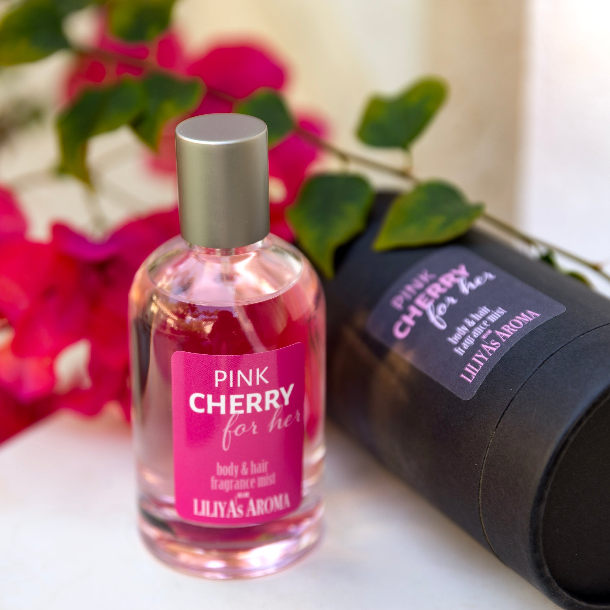 Pink Cherry for Her Body Hair Fragrance Mist Juicy Perfume of