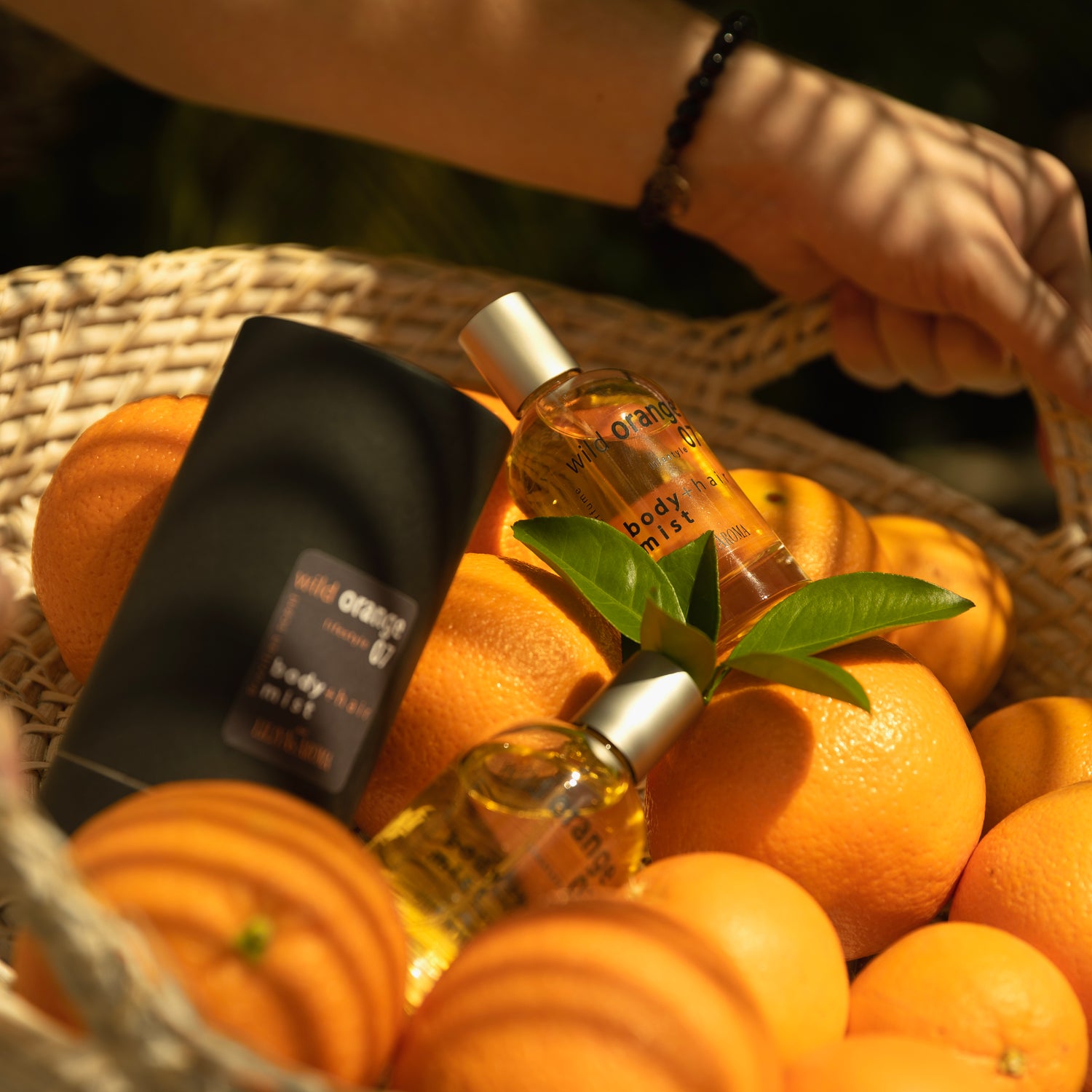 Wild Orange 07, Natural Fragrance Mist  for Body &amp; Hair,  Orange &amp; Neroli Essential Oils, Tropical Brazilian Scent 3.4 fl.oz
